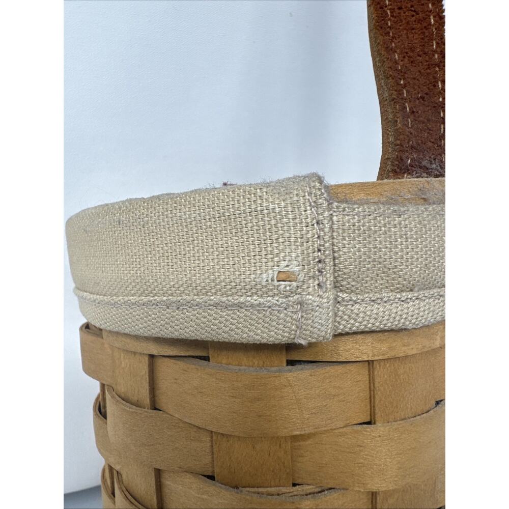 Longaberger 2002 Small Gatehouse Basket Set - Oatmeal - Picture 4 of 6